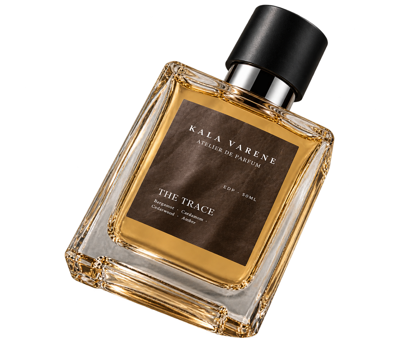 The Trace fragrance bottle